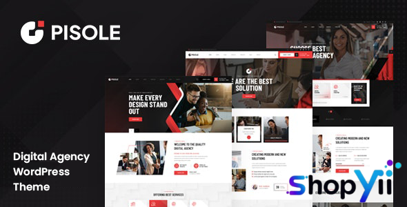 Pisole v1.1.1 - Digital Creative Agency WordPress Theme