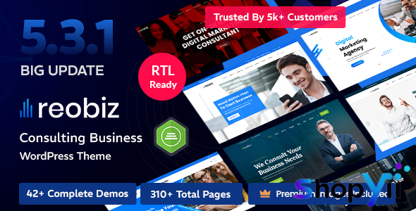 Reobiz v5.3.1 - Consulting Business WordPress Theme