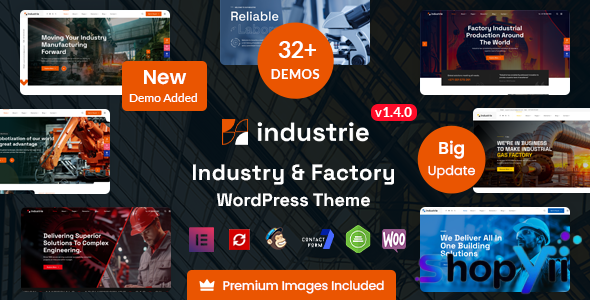 Industrie v1.4.0 - Factory & Industry WordPress Theme