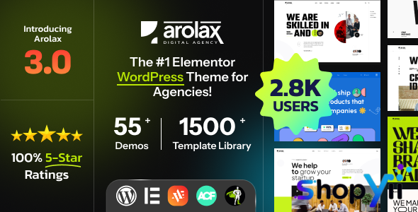 Arolax v3.0.2 - Creative Digital Agency Theme
