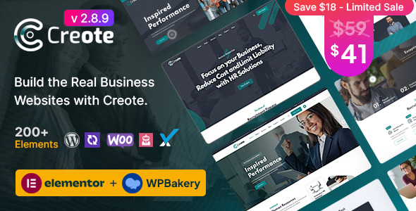 Creote v2.9.0 - Consulting Business WordPress Theme