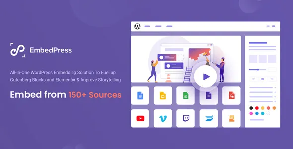 EmbedPress Pro 3.8.1 – WordPress Embed Plugin