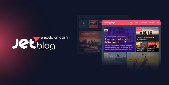 JetBlog 2.4.6 – WordPress Blogging Plugin for Elementor