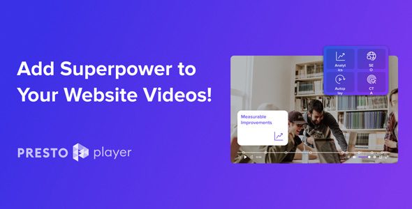 Presto Player Pro 3.0.0 – WordPress Video Player Plugin