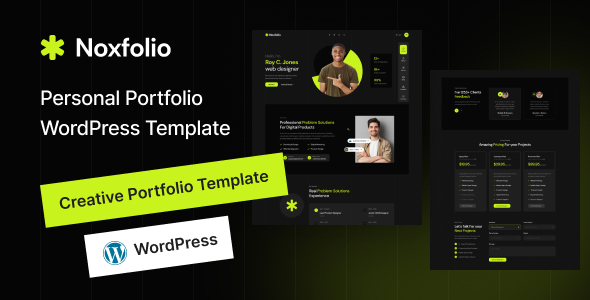 Noxfolio v1.1.2 - Personal Portfolio Resume WordPress Theme