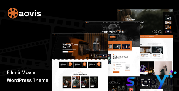 Aovis v1.1.8 - Booking Movie Tickets WordPress Theme