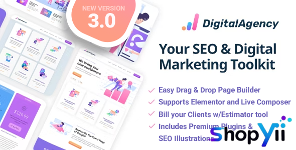 SEO WP v3.9.1 - Online Marketing, SEO, Social Media Agency