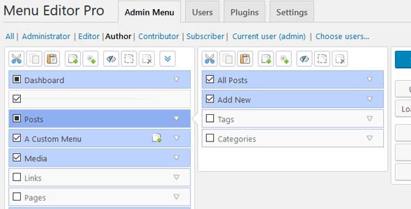 Admin Menu Editor Pro 2.30