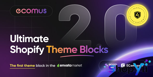 Ecomus v2.2.0 - Ultimate Shopify OS 3.0 (Theme Block)
