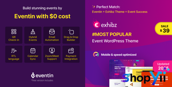 Exhibz v3.0.8 - Event Conference WordPress Theme