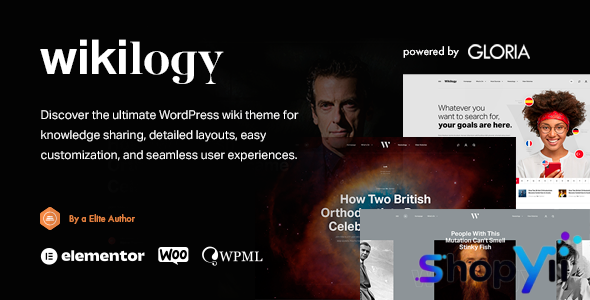 Wikilogy v2.0.3 - Wiki & Blog WordPress Theme