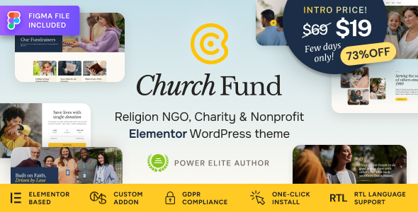 Church Fund v1.0.1 - Religion, NGO & Charity WordPress Theme