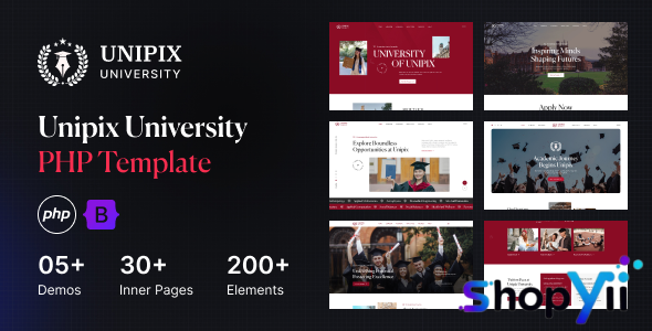 Unipix - University Education PHP Template