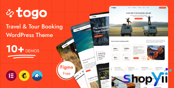 Togo v1.0.2 – Travel & Tour Booking WordPress Theme