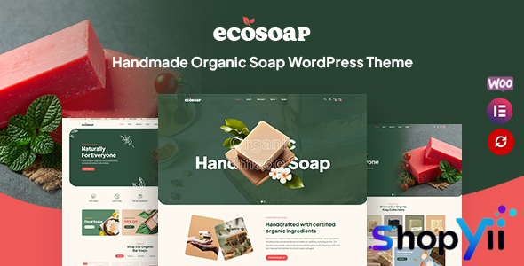Ecosoap v1.0.7 - Handmade Organic Soap WordPress Theme