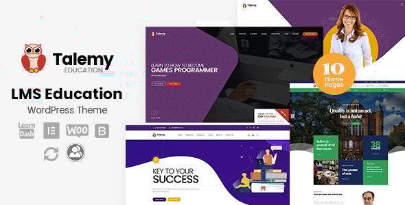 Talemy v1.2.28 - LMS Education WordPress Theme