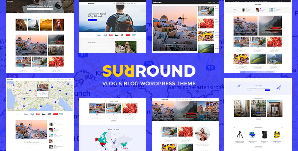 Surround v1.5 - Vlog & Blog WordPress Theme