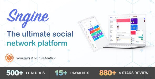 Sngine 4.1 – The Ultimate PHP Social Network Platform