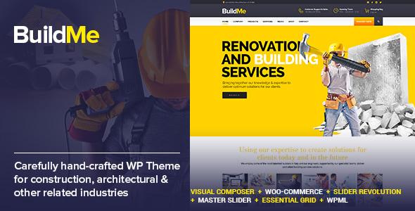 BuildMe v6.7 - Construction & Architectural WP Theme