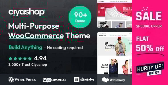 CiyaShop v4.23.0 - Responsive Multi-Purpose Theme