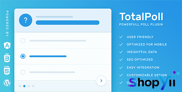 TotalPoll Pro 4.12.0 – Responsive WordPress Poll Plugin