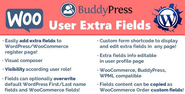 User Extra Fields 16.8 – WordPress Plugin