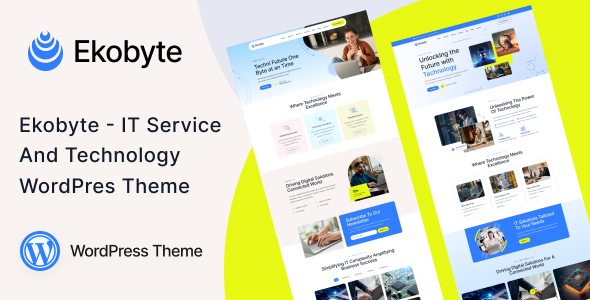 Ekobyte v1.0.0 - IT Service & Technology WordPress Theme