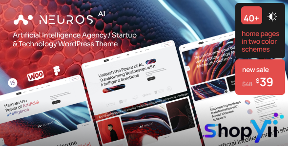 Neuros v2.1.4 - AI Agency & Technology WordPress Theme