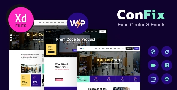 ConFix v1.0.13 - Expo & Events WordPress Theme