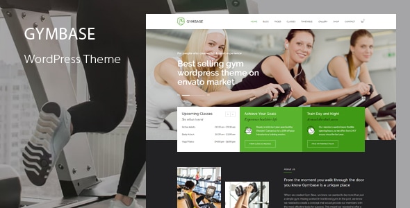 GymBase v15.9 - Responsive Gym Fitness WordPress Theme
