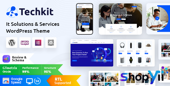 Techkit v2.5 – Technology & IT Solutions WordPress Theme