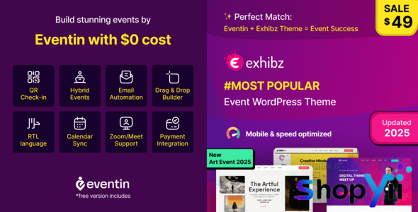 Exhibz v3.0.9 - Event Conference WordPress Theme