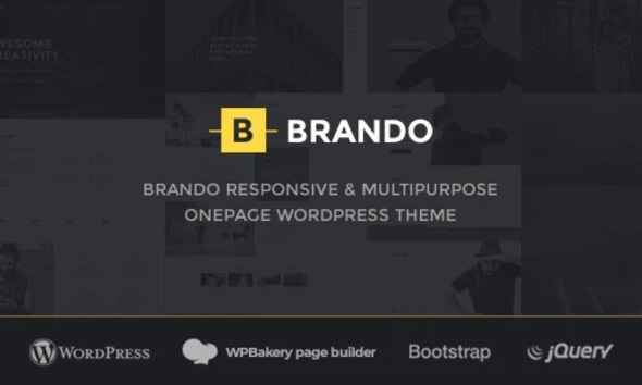 Brando v3.4 - Responsive and Multipurpose OnePage WordPress Theme