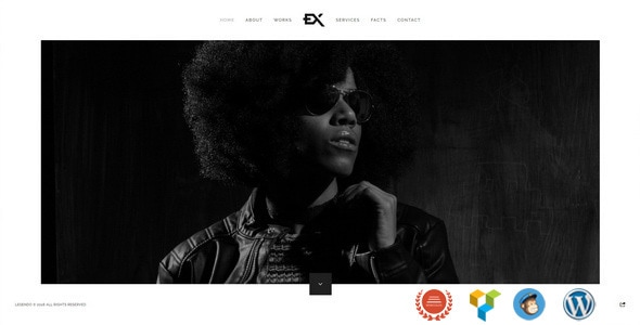 Legendo v1.2 - One Page Portfolio WordPress Theme