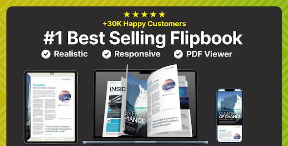 Real 3D FlipBook PDF Viewer WordPress Plugin 4.13