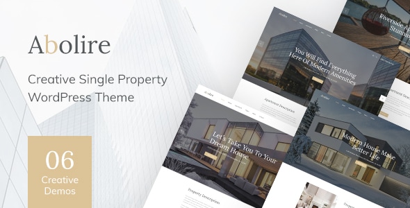Abolire v1.0.24 - Single Property WordPress Theme