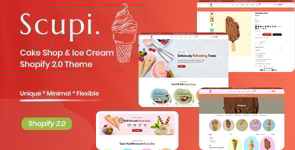 Scupi v1.0 - Cake Shop & Ice Cream Shopify 2.0 Theme