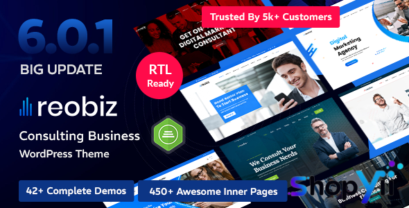 Reobiz v6.0.1 - Consulting Business WordPress Theme