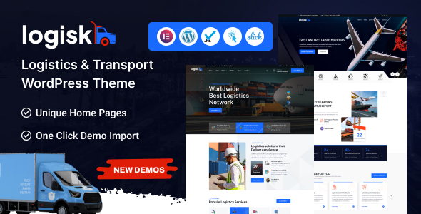 Logisk v1.0 - Transport & Logistics Service WordPress Theme