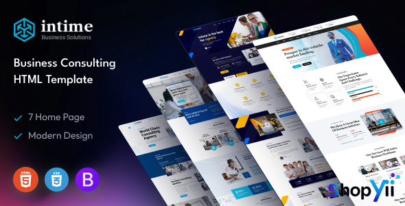 Intime - Business Consulting HTML Template
