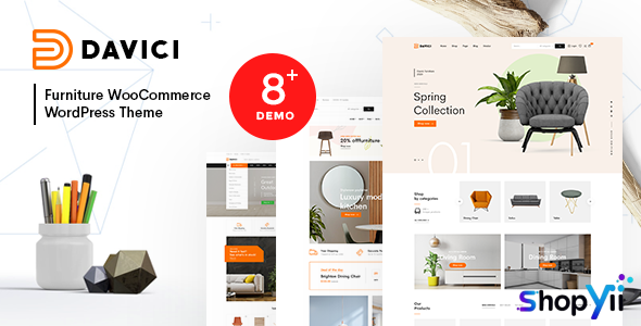 Davici v1.2.1 – Furniture WooCommerce WordPress Theme