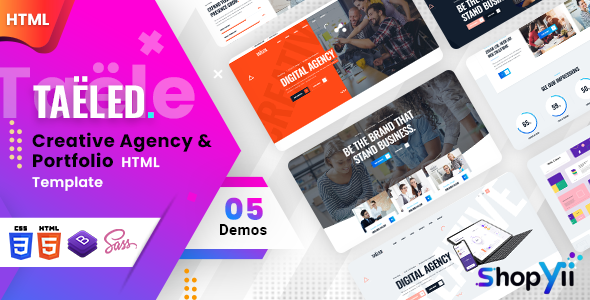 Tealed - Creative Agency HTML