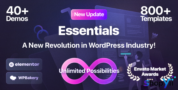 Essentials v3.0.9 - Multipurpose WordPress Theme
