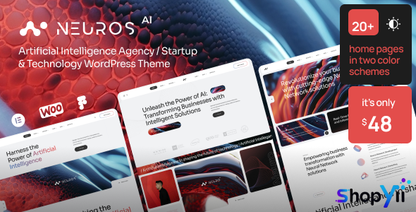 Neuros v1.6.1 - AI Agency & Technology WordPress Theme