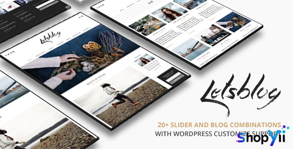 Lets Blog v3.4.2 - WordPress Theme