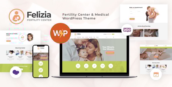 Felizia v1.1.9 - Fertility Center & Medical WordPress Theme