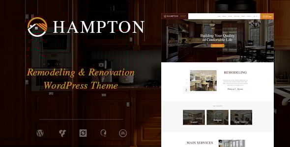 Hampton v1.1.10 - Home Design and House Renovation WordPress Theme