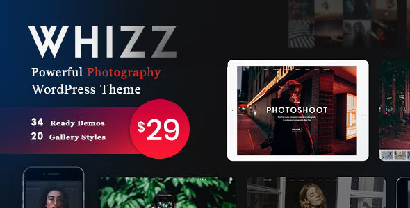 Whizz v2.4.0 - Photography WordPress for Photography