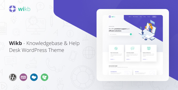 Wikb v1.3.1 - Knowledgebase & Help Desk WP Theme