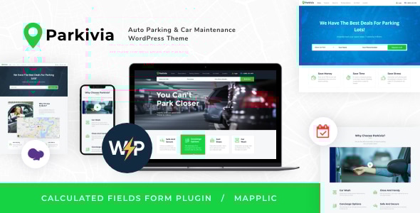 Parkivia v1.1.7 - Auto Parking & Car Maintenance WordPress Theme